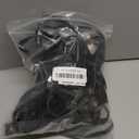 3-Prong 16FT Twin Extension Cord with 6 Outlets - Slim Design for Home Furniture, 16FT Double Cord 8 FT Each Side in Black Color