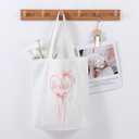 Etercycle Bride Tote Bag, Canvas Wedding Purse Handbags Bridal Shower Gifts For Bachelorette Party Bridesmaid Engagement