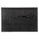 24 x 16 Inches Extra Large Solid Wood Serving Tray for Tea Coffee Table Snack Food Meals Serving Plate Kitchen Party Bar Breakfast Server with Raised Edges Black Wooden Decorative Ottoman Tray