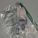 Adorox Elegant Cake Knife and Server Set Stainless Steel with Crystal Handle - Perfect for Weddings Anniversaries,and Special Celebrations (Sliver)