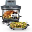 Ninja Crispi Pro Glass Air Fryer, 6-in-1, Cyberspace, AS101CY, 6 Cup