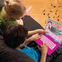 Lexibook, Paw Patrol, Educational and Bilingual Laptop in English/Spanish, Toy for Children with 124 Activities to Learn, Play Games and Music, Pink, JC598PAGi2