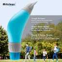 Mitclear Football Boot Cleaner Brush, Footwear Shoes Care Outdoor Cleaning Kit with Bristle & Scraper, Clean Mud & Dirt for Football Rugby Boots, Hiking Walking Running Shoes, Golf Shoes & Wellies