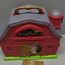 BOLZRA Farm Animals Big Red Barn Toy for 1 2 3 4 5 Years Old Toddlers, Kids Farm Figures Fence Playset with Tractor, Preschool Montessori Learning Toys, Christmas Birthday Easter Gift for Boys Girls