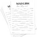 Bridal Shower Games Bridal Shower Mad Libs Bachelorette Party Wedding Shower Games Engagement 50 Guests Love Story