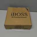 iBOSS PLA Plus Transparent 3D Printer Filament, Transparent Glitter Blue PLA+ Filament 1.75 mm Dimensional Accuracy +/- 0.02mm, Clear 3D Printing Filament 1KG Fit Most 3D Printers