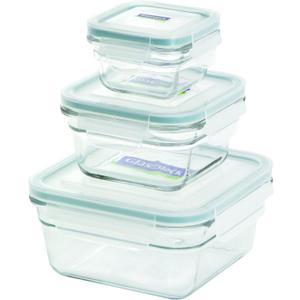 Glasslock 8-Piece Square Oven Safe Container Set