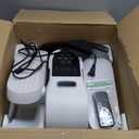 VIVURN 028 Under Desk Elliptical 12 Speed 5 Modes Motorized Leg Exerciser While Sitting for Seniors As Seen on TV Low Impact Electric Pedal Exerciser with Non-Slip Mat Quiet for Home and Office (White)