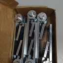 6 Pack 3 Hole Adjustable Hinges, 1-5/8" Strut Channel Bracket, 7/32" Thick