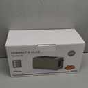 4 Slice Toaster, Long Slot Touch Screen Retro Toaster with Digital Countdown, Extra-Wide Slots for Bagels & Bread, 6 Browning Levels, 5 Bread Modes, Defrost Reheat Cancel, Stainless Steel