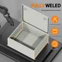 Metal Enclosure, IP65 Waterproof Electrical Box for Indoor and Outdoor Projects, Includes Mounting Plate and Wall Bracket 600×500×250mm (24"×20"×10")