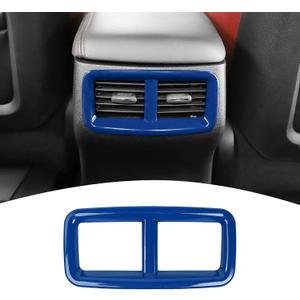 for Challenger Rear Air Vent Cover Trim Fit for Dodge Challenger 2015 up Blue Interior Accessories 1pcs