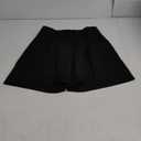 HOTOUCH Bermuda Shorts for Women Summer Dressy Casual Elastic High Waisted Wide Leg Knee Length Shorts with Pockets (Medium, Black)