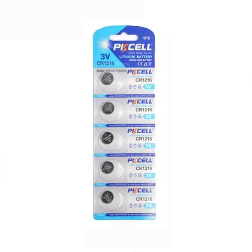 Battery PKCELL CR1216 3V 4 Pack