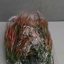 SzJias Outdoor Artificial Plants Fake Grass UV Resistant Greenery Plant Plastic Plants for Home Garden Decorating (15 Pcs)