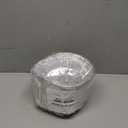 6in Pie Disposable & Recyclable Mini Aluminum Foil Pans for Baking, Pack of 50