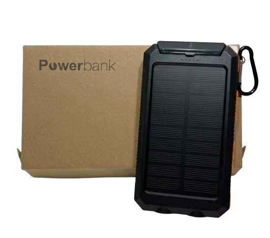 Large Capacity Portable Solar Power Bank, 20,000 mAh, Model S1008D