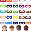 Superhero Masks for Kids Party Cosplay Dress Up Superhero Eye Masks for Halloween Christmas Birthday 25Pcs