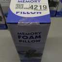 Cervical Neck Pillows with Memory Foam - Neck Pillows for Pain Relief Contour Memory Foam Pillows Ergonomic Neck Support - Adjustable Orthopedic Bed Pillows with Breathable Pillowcase for Sleeping (Standard, Grey White)