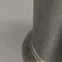 Stain Nickel Toilet Brush and Holder，Extra Long Handled Toilet Brush for Bathroom，Stainless Steel Heavy Duty Toilet Bowl Brush,Deep Cleaning Modern Toilet Cleaner Brush Space Saving, Covered Brush