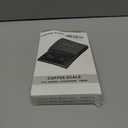 Coffee Scale Kitchen 3kg/0.1g Precision Food Scale,Units Conversion,for Coffee Prep,Perfect for Home Coffee Lovers Rechargeable Black