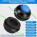 KLS124-03 for Kobalt Weed Trimmer Replacement Head,Replacement Head Assembly 24V KST 1124B-03 KST 2024A-03 KST 4024A-03 KST 4024AB-03 Cordless String Trimmer with 0.080" 16ft Pre-Wound Line
