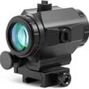 Feyachi M40 3X Red Dot Magnifier with Flip to Side Mount, Focus Adjustment, Windage & Elevation Adjustable, 37/40MM Height