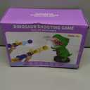 Movable Dinosaur Shooting for Toys Kids 4-6, Electronic Kids Target Games with 2 Air Pump Guns, LCD Score Record, Sound, 48 Foam Balls, Birthday Gifts for 3 4 5 6 7 8 9 Year Old Boys Girls