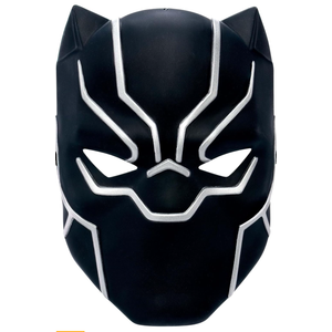 Marvel Black Panther Youth Mask - Plastic Mask with Elastic Strap