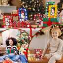 Geelin 24 Set Winter Wooden Picture Frame for Craft 4 x 6 Inch DIY Wood Photo Frames Bulk Unfinished Standing Paintable Photo Craft for Winter Gift Home Table Decor