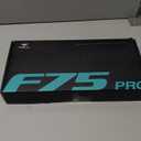 AULA F75 Pro Wireless Mechanical Keyboard,75% Hot Swappable Custom Keyboard with Knob,RGB Backlit,Pre-lubed Reaper Switches,Side Printed PBT Keycaps,2.4GHz/USB-C/BT5.0 Mechanical Gaming Keyboards