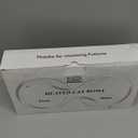 Fuliuna Heated Cat Bowl, Outdoor Heated Pet Bowl with Double Stainless Steel Bowl 23 OZ, Heated Water Food Bowl for Cat Pet, Thermal Pet Bowl Provide Drinkable Water and Hot Food in Winter