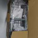 Cisily Sponge Holder for Kitchen Sink, Sink Caddy Organizer with High Brush Holder, Kitchen Countertop Organizers and Storage Essentials, Rustproof 304 Stainless Steel (Sage Green, 9.25)