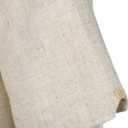 ZEROYAA Men's Linen Shirts Short Sleeve Summer Casual Button Down Beach Shirt with Pocket (Beige, S)