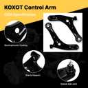2pc Front Lower Control Arm Compatible with Fit for Ford Fiesta 2011 2012 2013 2014 2015 2016 2017 2018 2019#OE K623291 K623290