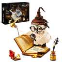 MOC Magic Owl Animal Building Set- Compatible with Lego for Adults, Ideas Collectible Bird Model, Creative Gifts for Adults