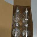 Ascher Vintage LED Edison Bulbs, 6W, Equivalent 60W, Non-Dimmable, Warm White 2700K, ST58 Antique LED Filament Bulbs with 80+ CRI, E26 Medium Base, Clear Glass, Pack of 8