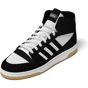 Adidas Mens Turnaround Mid Top Basketball (11.5, Black/Black/Cloud White)