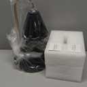 Aimoptg Candle Warmer Lamp with Timer, Electric Candle Warmer with Dimmable Light, Scented Wax Melter, No Smoke, Compatible with Various Jar, with 2 Light Bulbs, Home Decor-Black