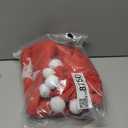 6 Pcs Christmas Chair Covers Santa Hat Red Slipcovers Chair Back Covers Xmas Chair Covers Decoration for Home Dinner Christmas Banquet Party Festival Decor, 23.6 x 19.6 Inch