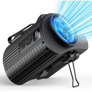 AMACOOL Portable Waist Fan, 11000RPM Strong Airflow with 5 Speeds, 20Hrs Cooling, Personal Waist Clip Fans, Hands-Free Shirt Fans Wearable Belt Fan for Outdoor Jobsite Camping Hiking Travel (Black) AMACOOL Portable Waist Fan, 11000RPM Strong Airflow with 5 Speeds, 20Hrs Cooling, Personal Waist Clip Fans, Hands-Free Shirt Fans Wearable Belt Fan for Outdoor Jobsite Camping Hiking Travel (Black)