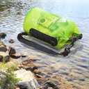 HEETA Dry Bag Waterproof for Women Men, 5L/10L/20L/30L/40L Roll Top Lightweight Dry Storage Bag Backpack with Phone Case for Travel Swimming Boating Kayaking Paddle Board Camping Beach Accessories