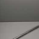 Kenney KNUTLYLC/18 Twist & Fit Easy Install Camlock Tension Shower Rod, Curtain Rod, or Closet Rod with Non-Slip Ends, 42-72" Adjustable Length, Brushed Nickel, 1" Diameter Rust Resistant Steel Tube