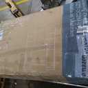 DUMOS Vanity Desk Makeup with Mirror LED Lights, White Table with Power Outlet 3 Drawer, 4 Storage Shelves & 2 Cabinets, 3 Lighting Modes & Adjustable Brightness, Dressing Tables for Bedroom