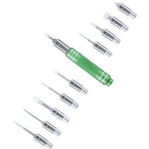 DINYO Upgraded Pin Extractor Tools with 10pcs Replacement Tips Automotive/Computer Repair Release Wire Connector Removal for Most Connector