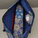 American Mahjong Tile Set with Blue Printed Carrying Bag, 166 Premium Tiles, 4 All-in-One Color Racks/Pushers, Mah Jongg Sets, Mahjong Game Set for Travel, Christmas, Birthday Gifts