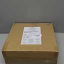 Amazon Basics 3 Ring Binders, 3 Inch D-Ring Organizer for School, Home Office, Paper Storage, White, 2 Pack