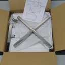 15-27 Inch Stainless Steel Fire Pit Stand, Adjustable 2 Height Base for Solo Stove Accessories, 220LBS Sturdy Firepit Stand for Patio Camping Backyard