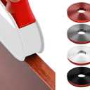 U-Shape Edge Banding 0.8 Inch x 20Ft, Furniture Edge Flexible Protector for Desk Countertop Table Cabinets Shelves Restoration Veneer TPE Self Adhesive Veneer Edging Trim (White)