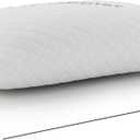 Nappler Small Shredded Memory Foam Pillow for Travel and Camping - Compressible Medium Firm Bed Pillow, Contoured Support, Breathable Cover, Machine Washable, Ideal Backpacking, Airplane and Car